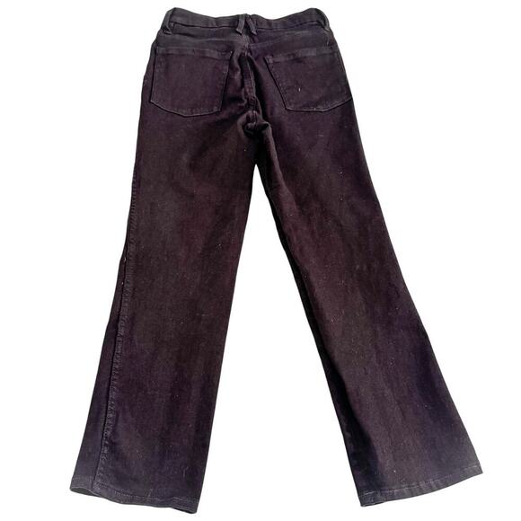 Good American Good Curve Straight Black007 Stretch Denim Zip Jeans Size 8 / 29 - Picture 3 of 8